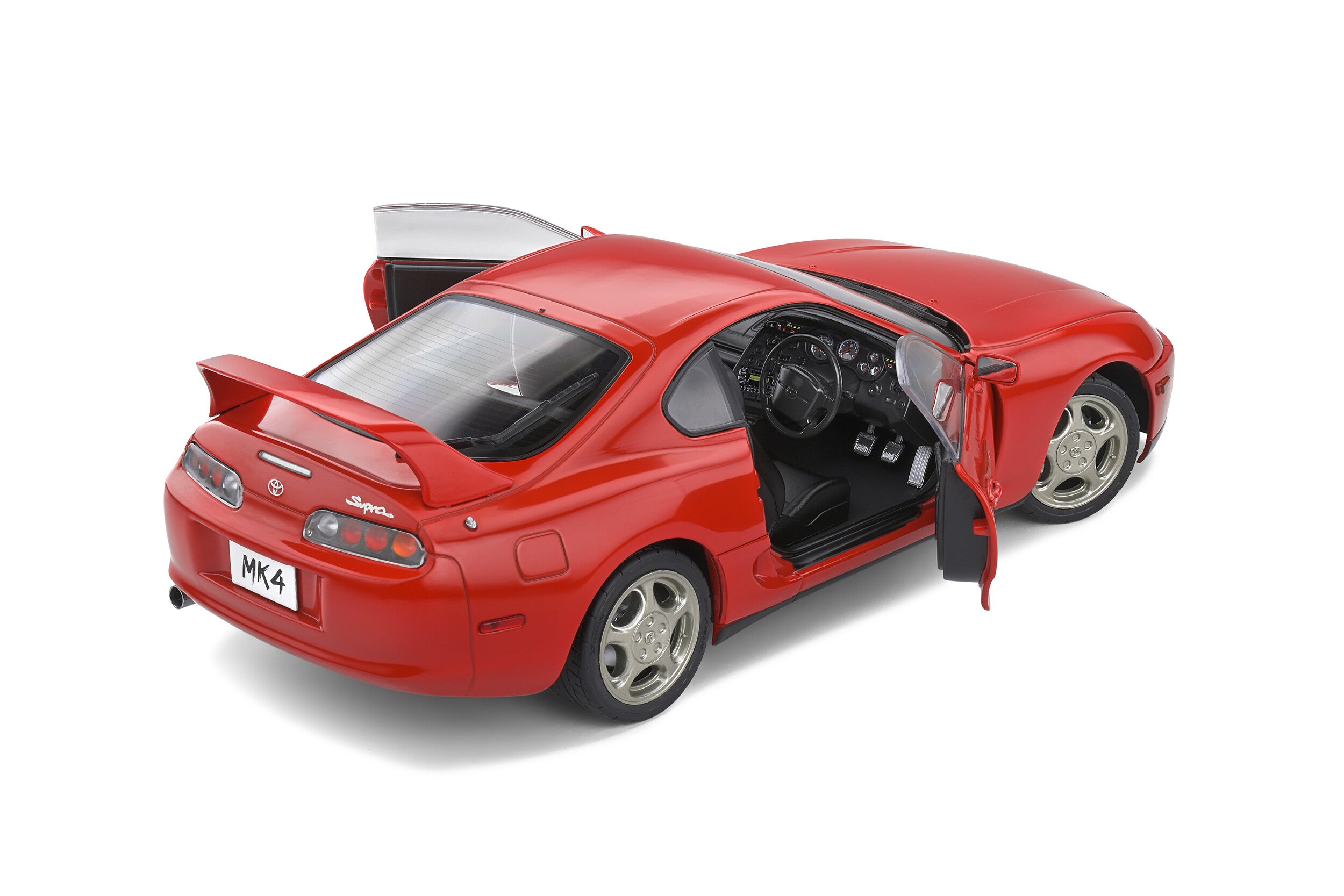 SOLIDO 1:18 Scale Diecast Model Car, 1993 Toyota Supra MK4 (A80) - Renaissance Red - S1807601