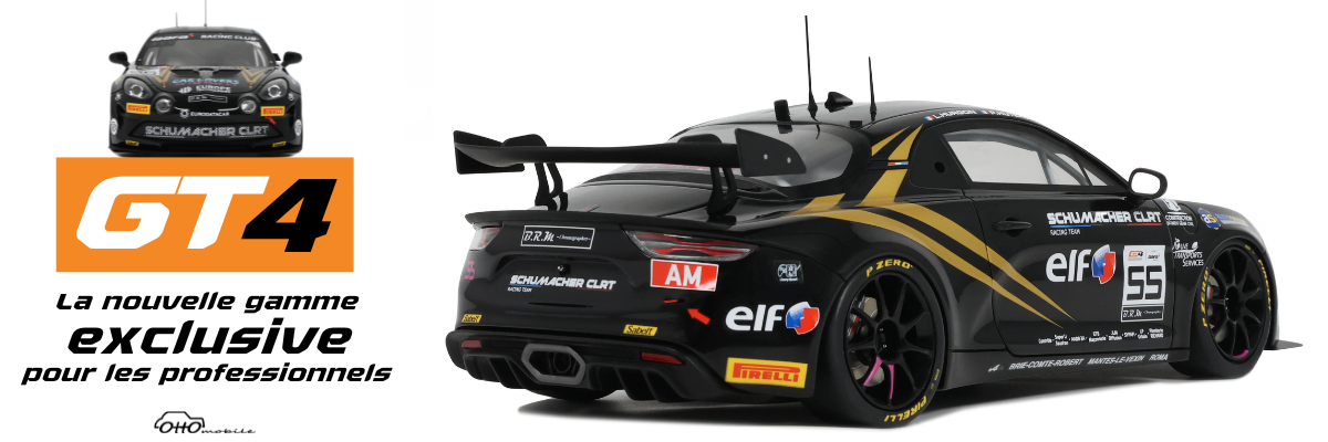 OTTO 1:18 Scale Resin - Alpine A110 GT4 EVO, GT4 European Series 2024, Huteau/Hurgon - OT1149