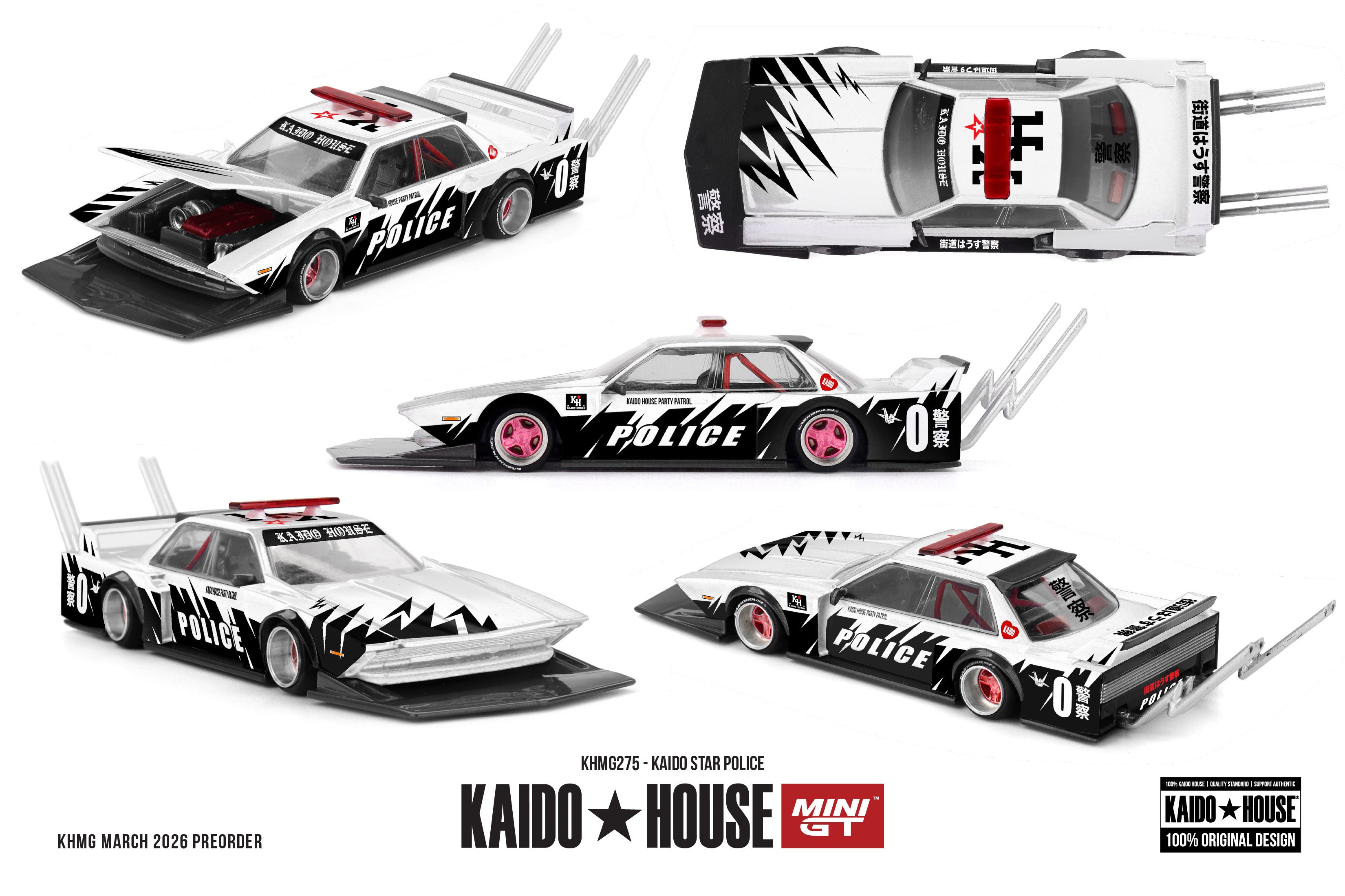 Mini GT 1:64 Kaido House - Kaido Star Police - KHMG275