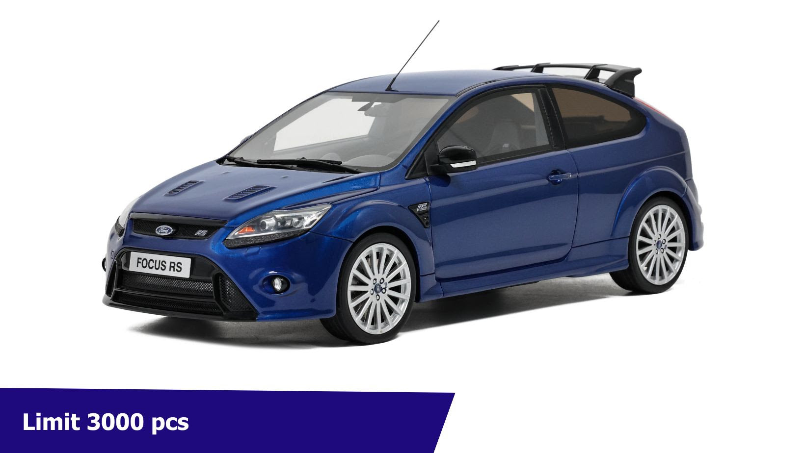 OTTO 1:18 - 2009 Ford Focus RS Mk2, Blue - (OT1067)