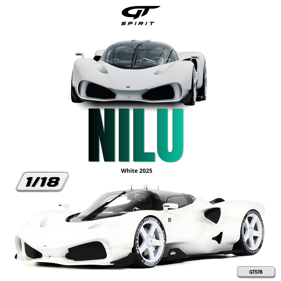 GT Spirit 1:18 Scale Resin, 2025 Nilu Nilu27 , White - GT578