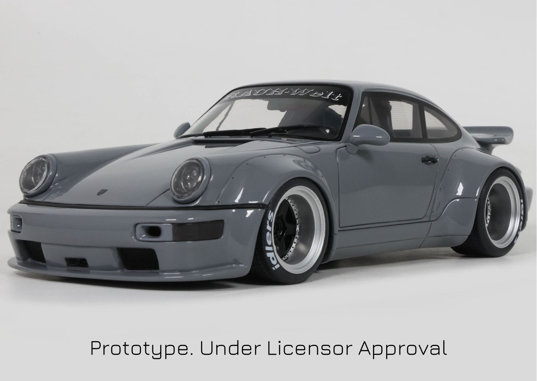 GT Spirit 1:18 Scale Resin Model, 2015 Porsche RWB - Jonsibal Grey - GT477