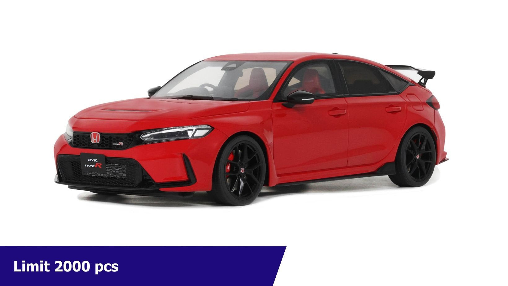 OTTO 1:18 - 2022 HONDA CIVIC TYPE R, RED (OT440)
