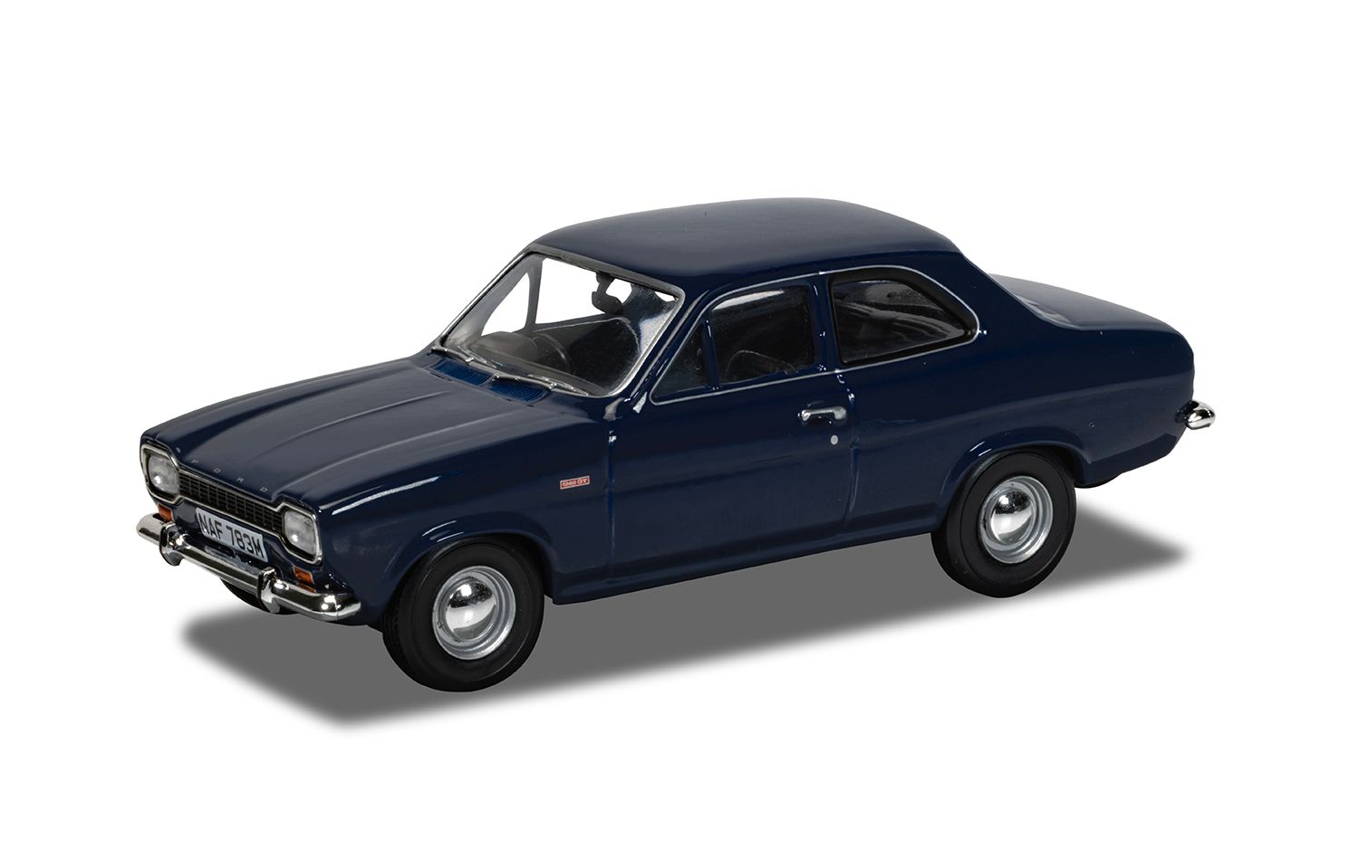 CORGI VANGUARDS 1:43 - 1973 Ford Escort Mk1 1300 GT, Marine Blue - VA09534