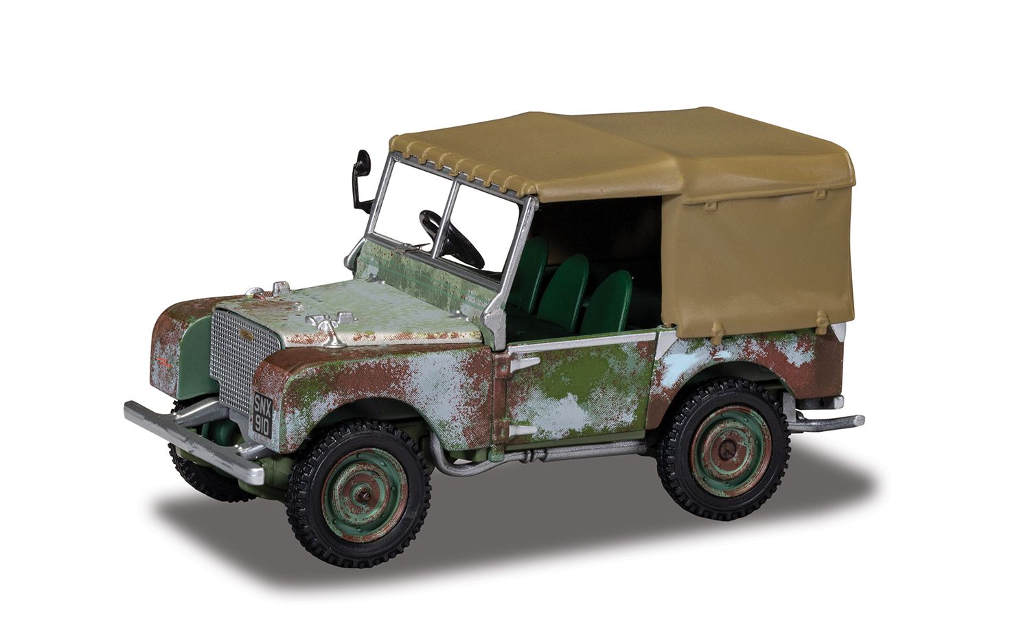 CORGI VANGUARDS 1:43 - Land Rover Series I 80" - Light Green - VA11119