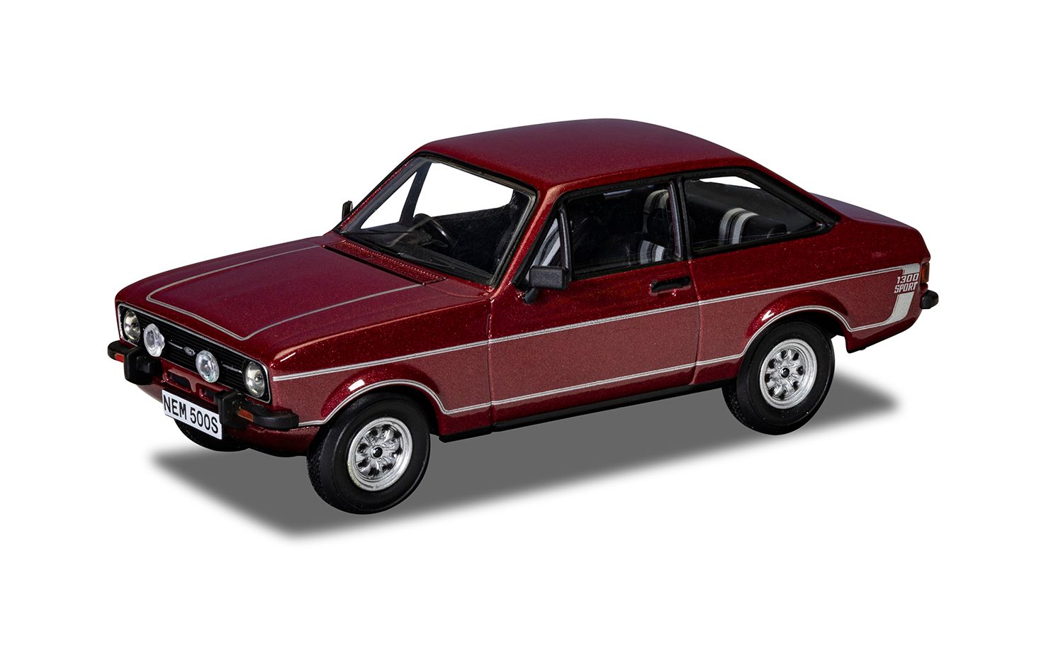 CORGI VANGUARDS 1:43 - Ford Escort MKII MK2 RS 1300 Sport, Jupiter Red - VA12623
