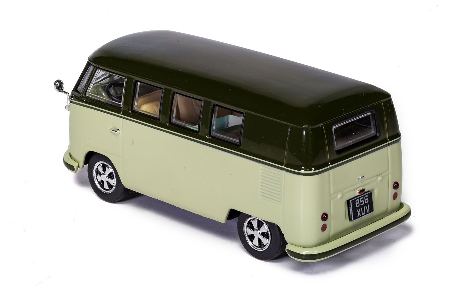 Corgi 1:43 Diecast - Volkswagen Campervan Type 2 (T1), Pale Green and Sand Green - VA14502