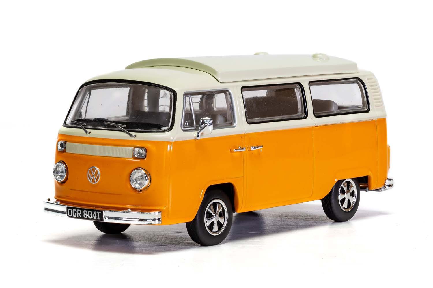 Corgi 1:43 Diecast - Volkswagen Camper Type 2 "Bay", Marino Yellow and Pastel White - VA14600