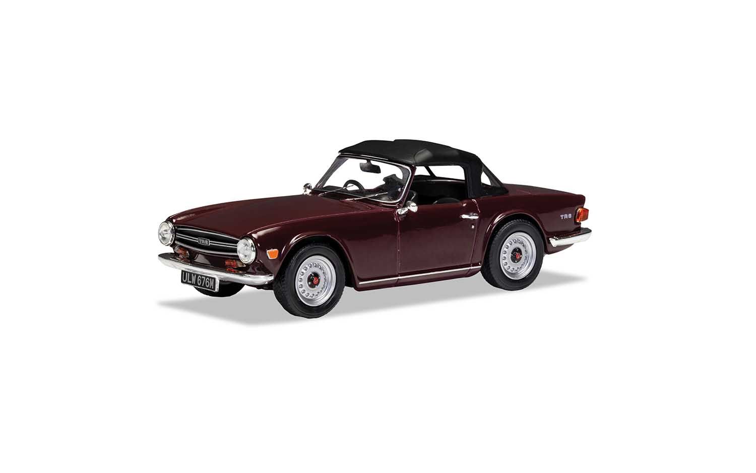 Corgi 1:43 Diecast Model Car VA14700 1973 Triumph TR6 in Damson