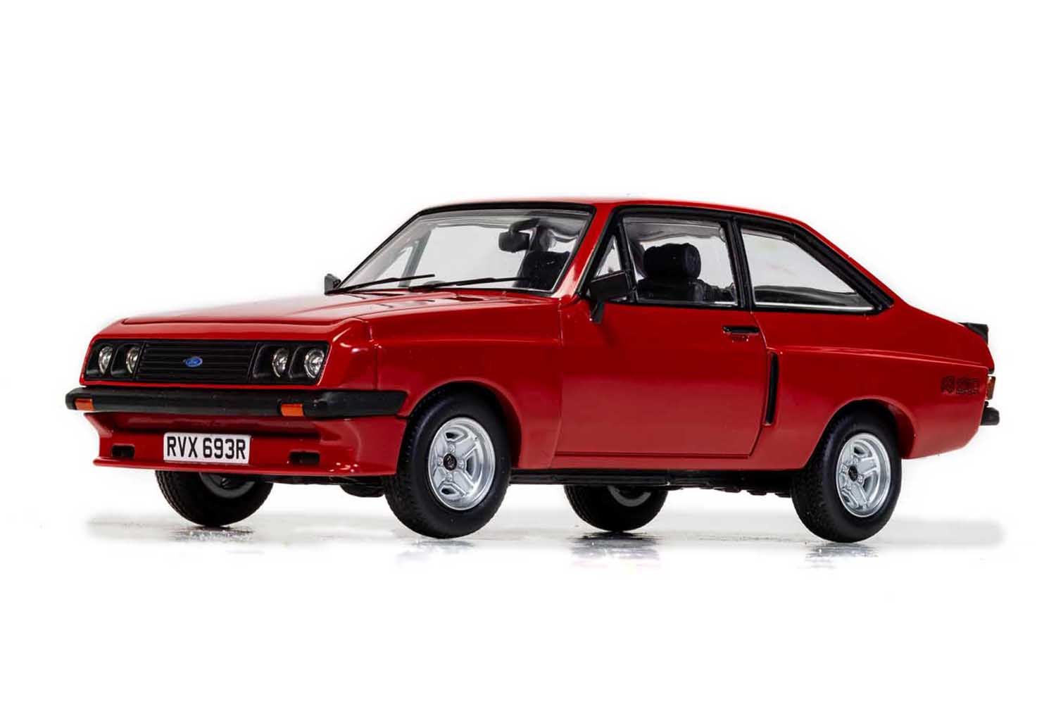 Corgi Vanguards 1:43 SCALE 1977 Ford Escort Mk2 RS2000 Series X (X-Pack) in Venetian Red