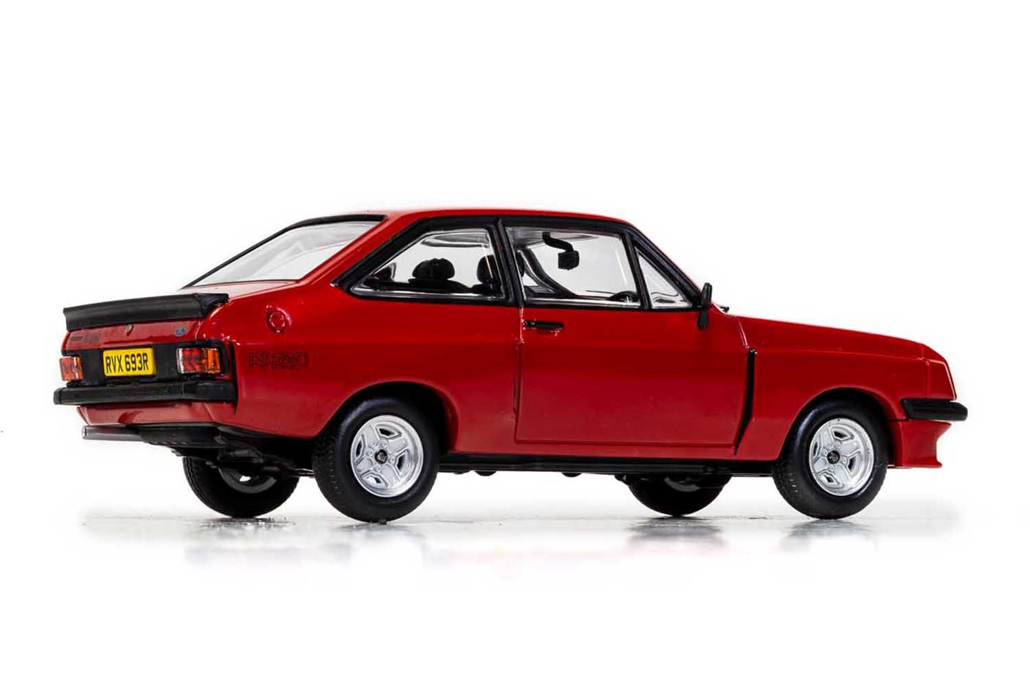 Corgi Vanguards 1:43 SCALE 1977 Ford Escort Mk2 RS2000 Series X (X-Pack) in Venetian Red