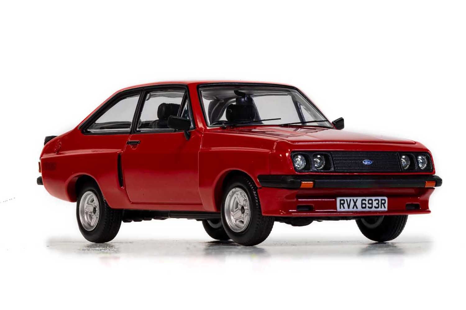 Corgi Vanguards 1:43 SCALE 1977 Ford Escort Mk2 RS2000 Series X (X-Pack) in Venetian Red