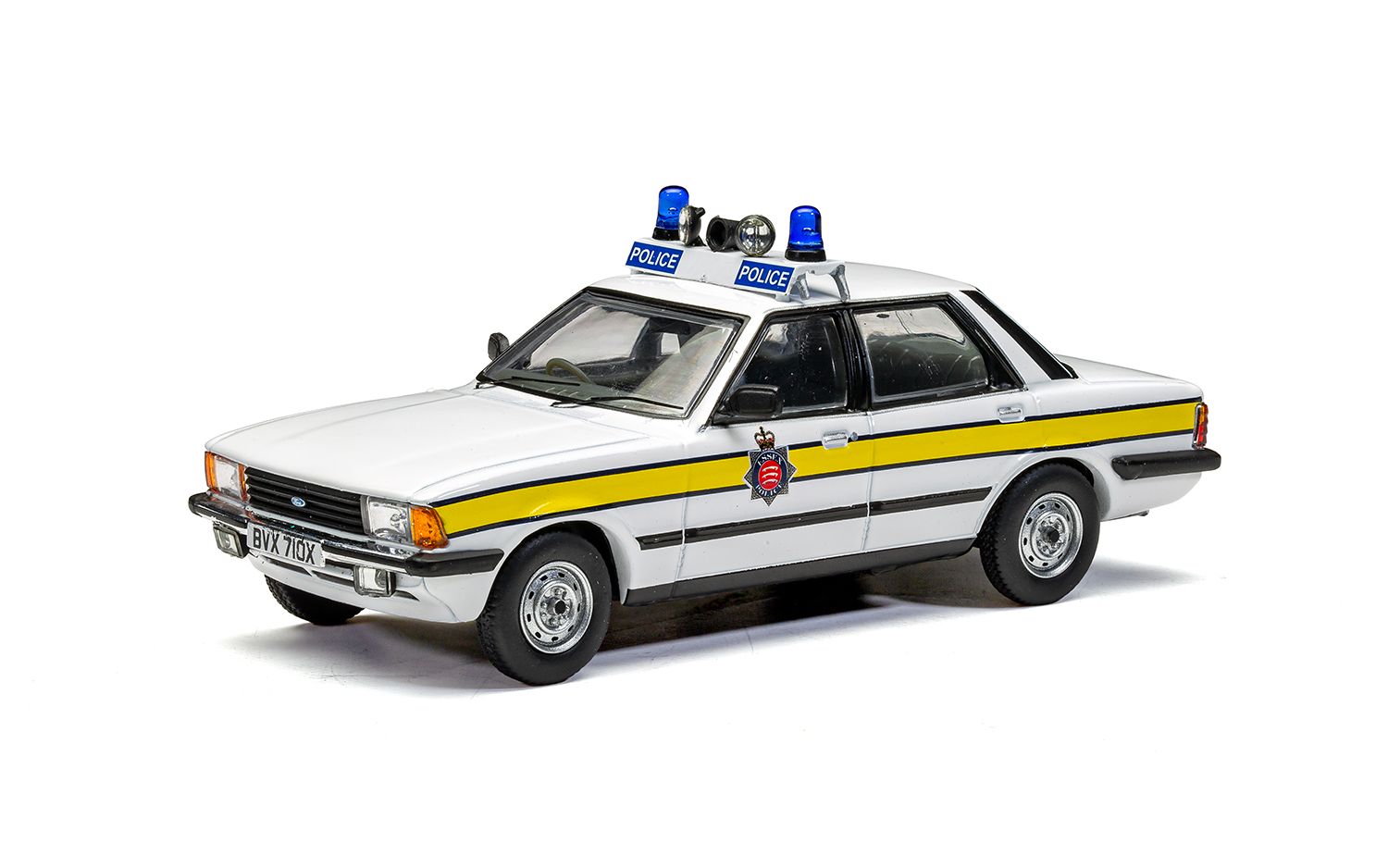 Corgi 1:43 Diecast - Ford Cortina Mk5 2.0 Essex Police, White, VA15003