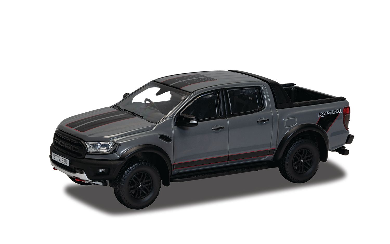 CORGI VANGUARDS 1:43 - 2022 Ford Ranger Raptor, Conquer Grey - VA15205