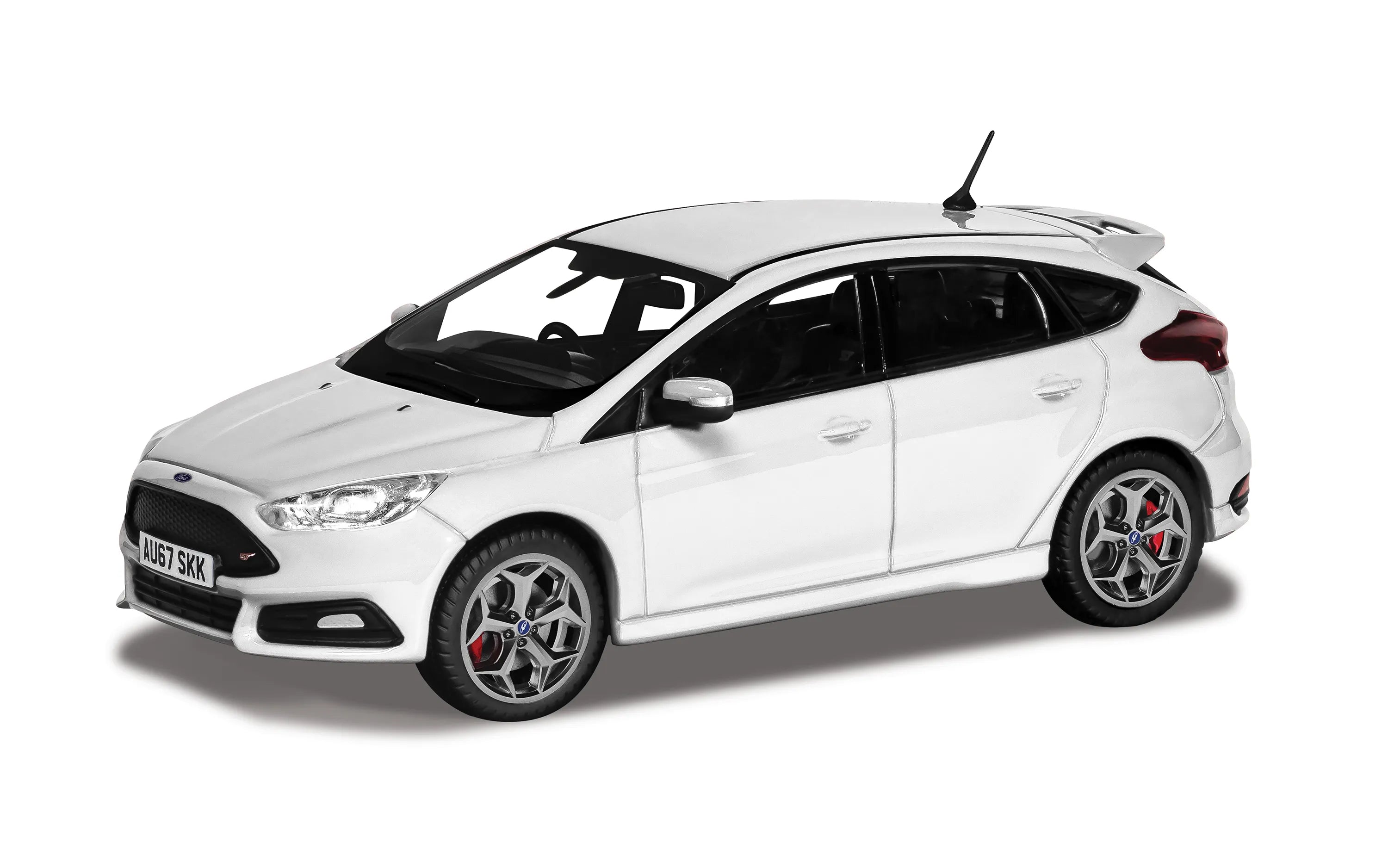 CORGI VANGUARDS 1:43 - 2017 Ford Focus Mk3 ST2 - Frozen White - VA15309