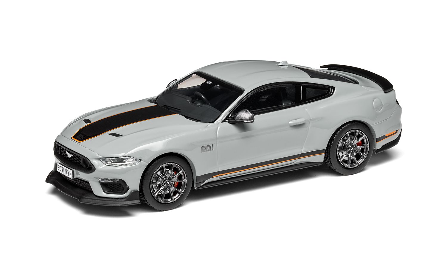 Corgi 1:43 Diecast Model Car VA15501 Ford Mustang Mk6 Mach 1, Fighter Jet Gray