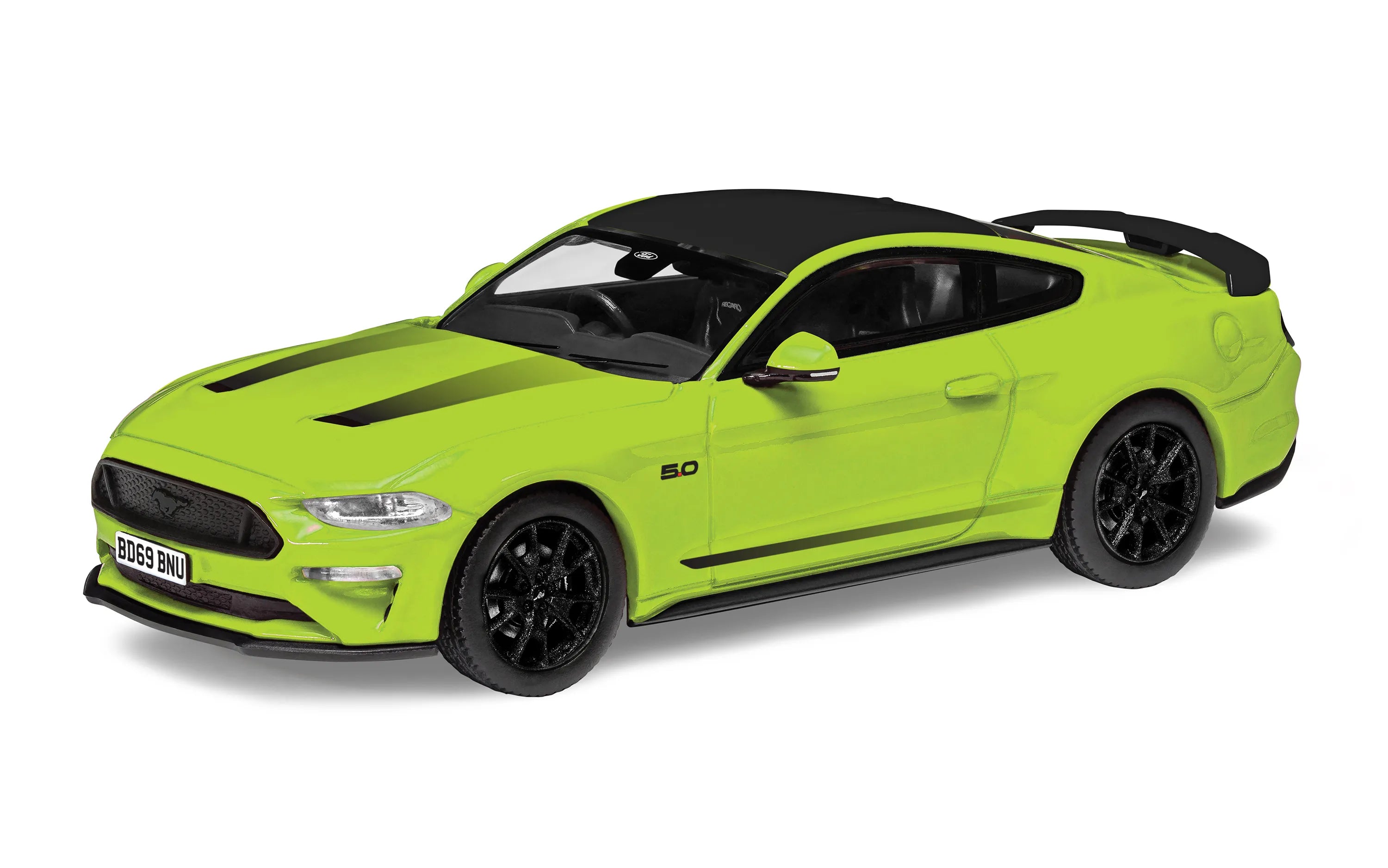 CORGI VANGUARDS 1:43 - 2020 Ford Mustang 55 5.0-V8, Grabber Lime - VA15505