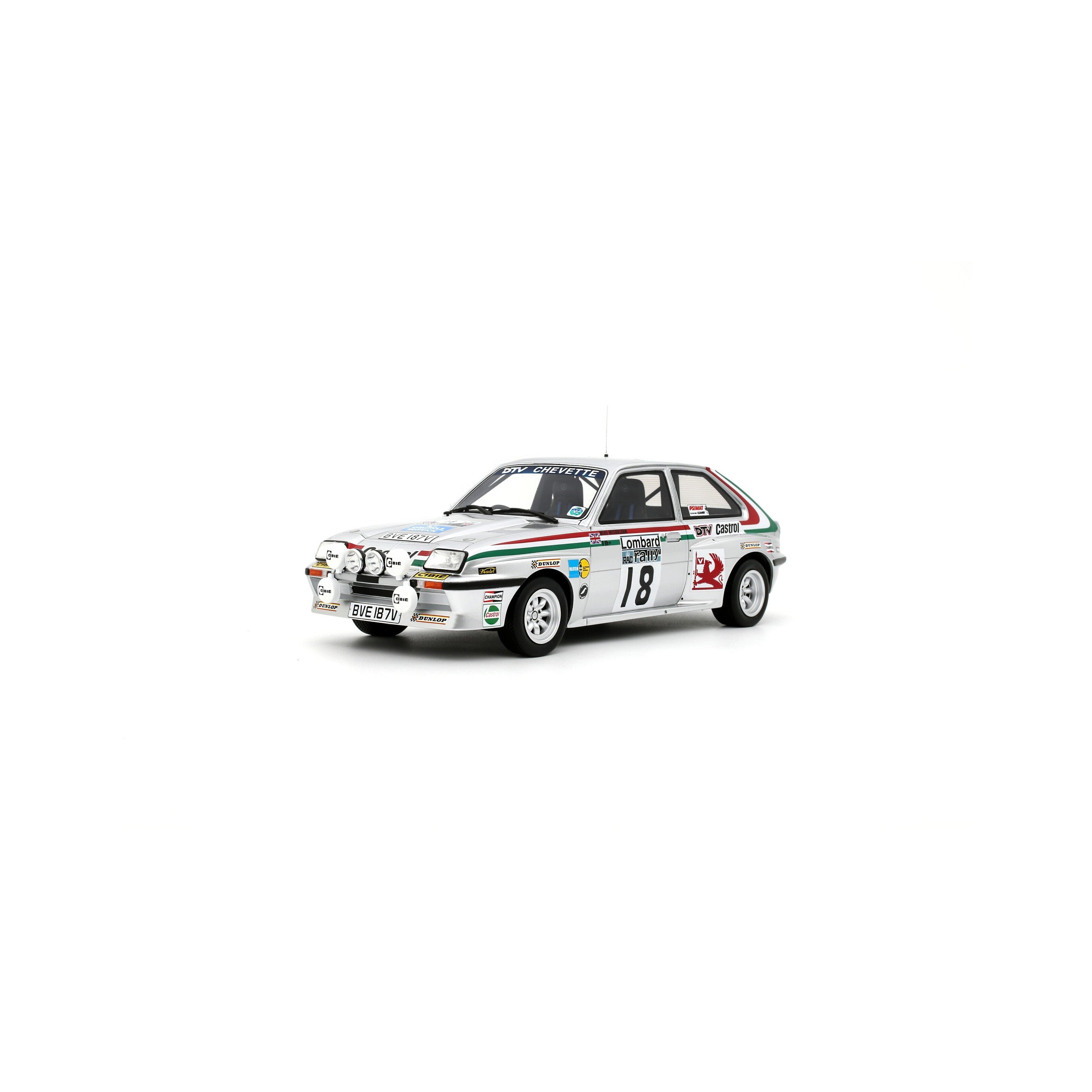 OTTO 1:18 Scale Resin Car - Vauxhall Chevette 2300 HSR Lombard Rally (RAC) 1980, Jimmy McRae - OT1225