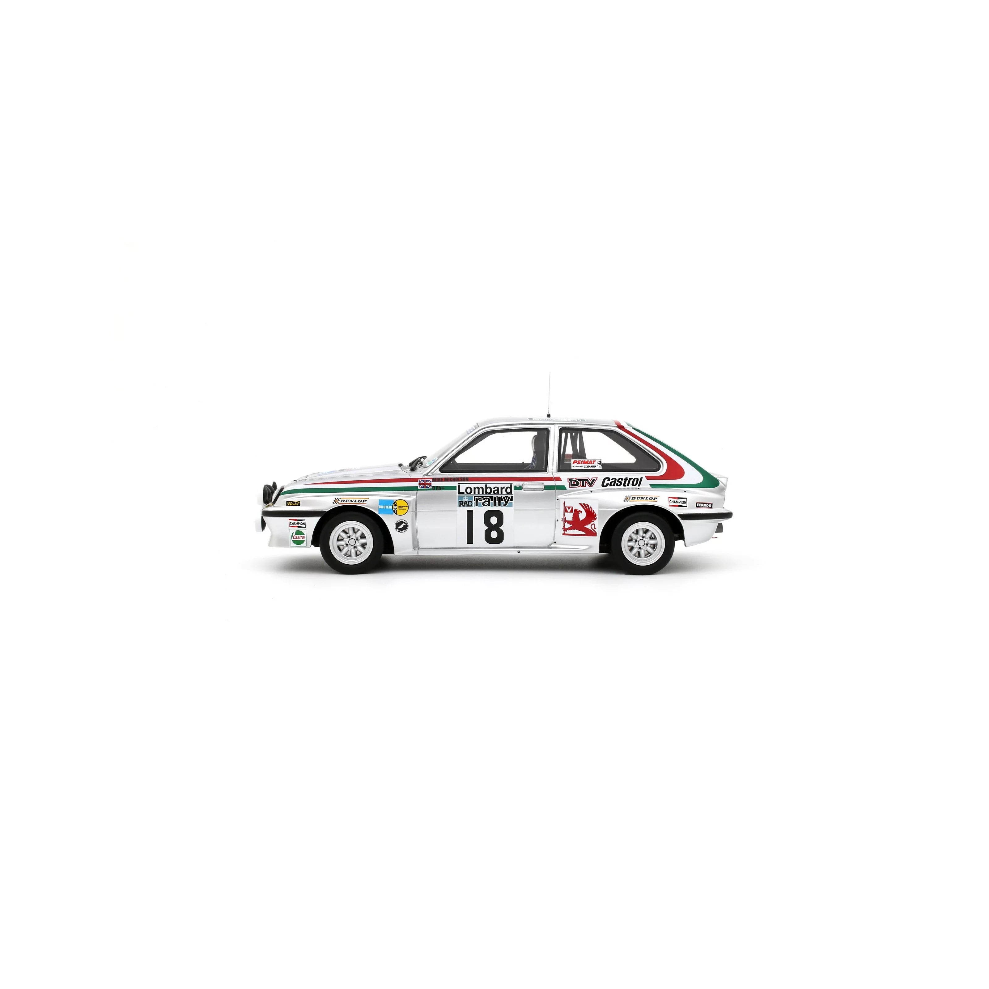 OTTO 1:18 Scale Resin Car - Vauxhall Chevette 2300 HSR Lombard Rally (RAC) 1980, Jimmy McRae - OT1225