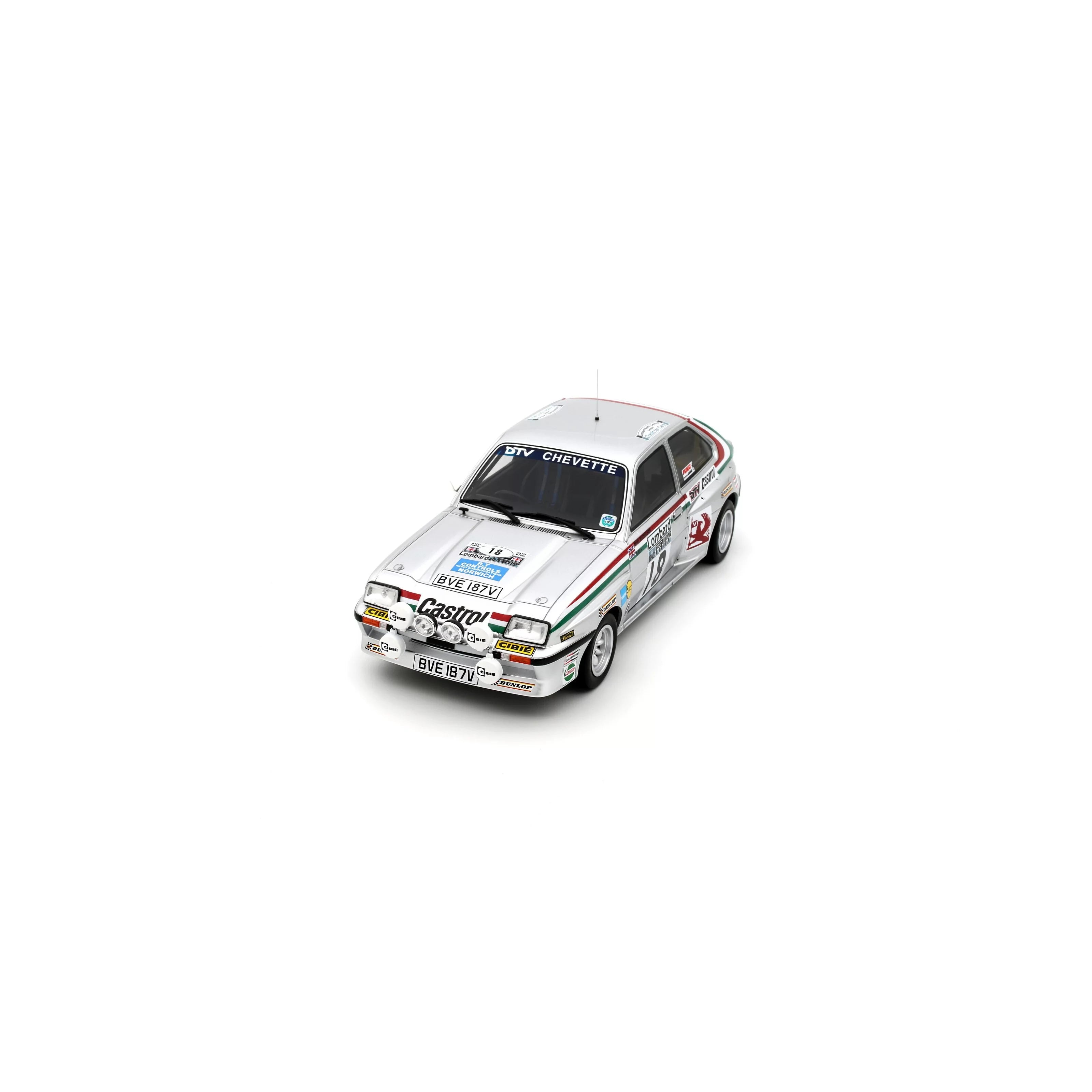 OTTO 1:18 Scale Resin Car - Vauxhall Chevette 2300 HSR Lombard Rally (RAC) 1980, Jimmy McRae - OT1225