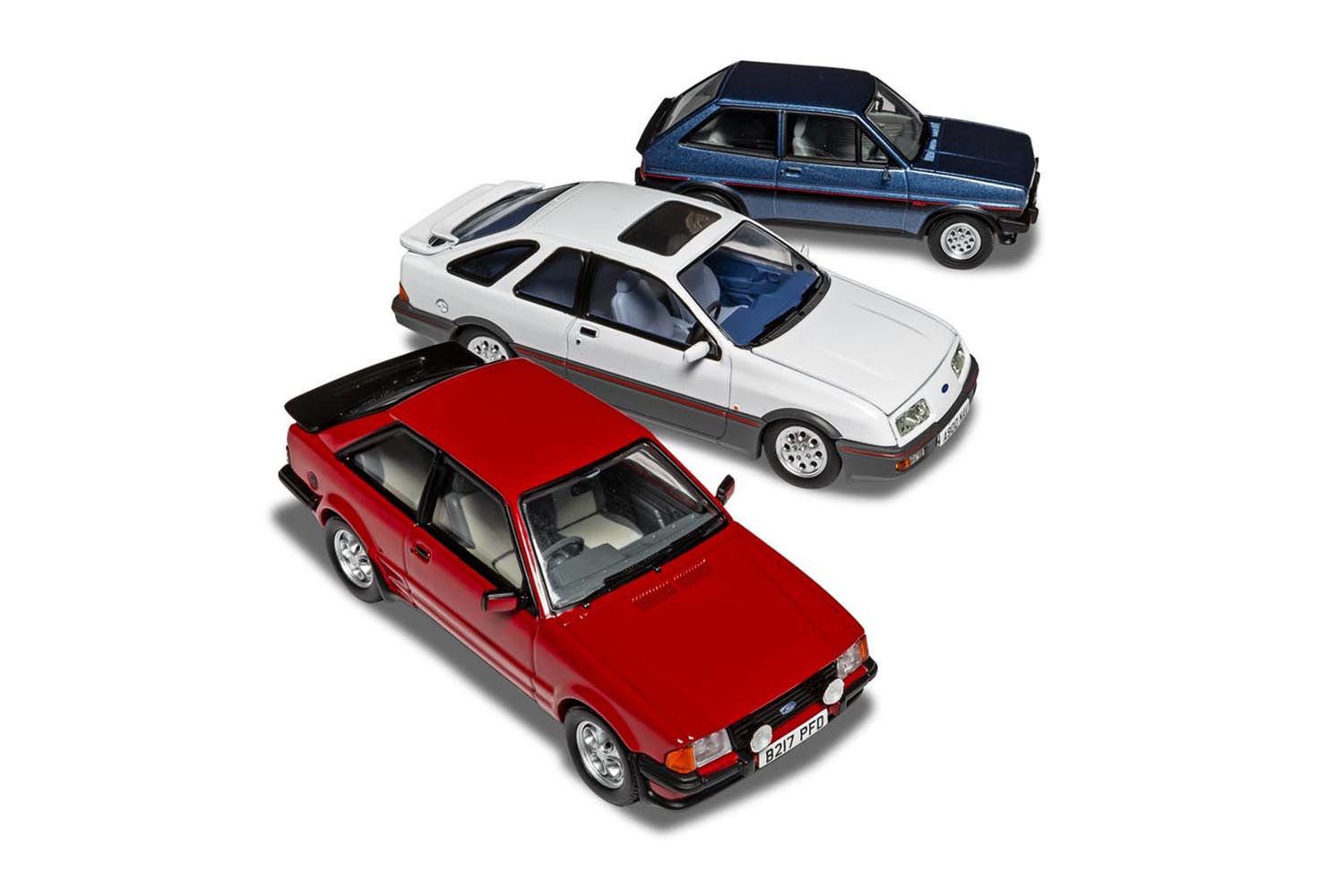 Corgi 1:43rd Scale Ford XR Collection Escort, Sierra, Fiesta Three Car Boxed Set - VC01301