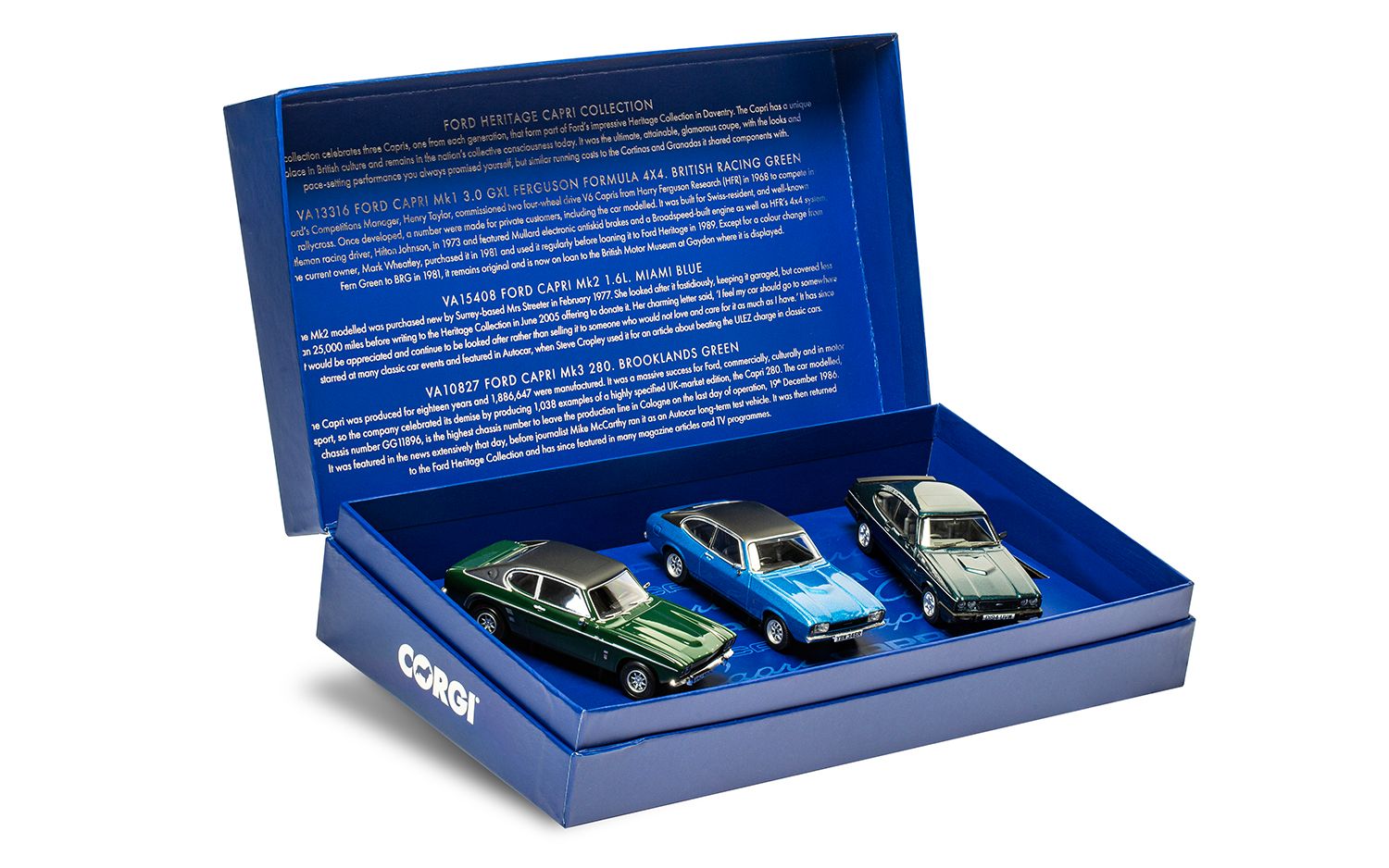CORGI VANGUARDS 1:43 - Ford Heritage Capri Collection - VC01303