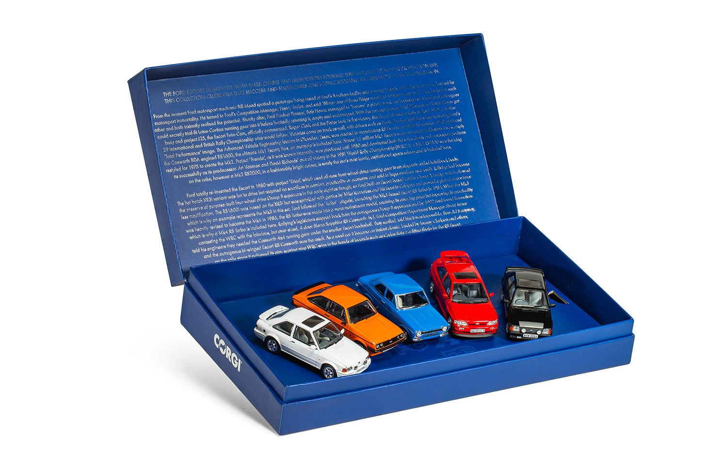 Corgi Vanguards 1:43 SCALE Ultimate Ford Escort RS Collection - VC01501