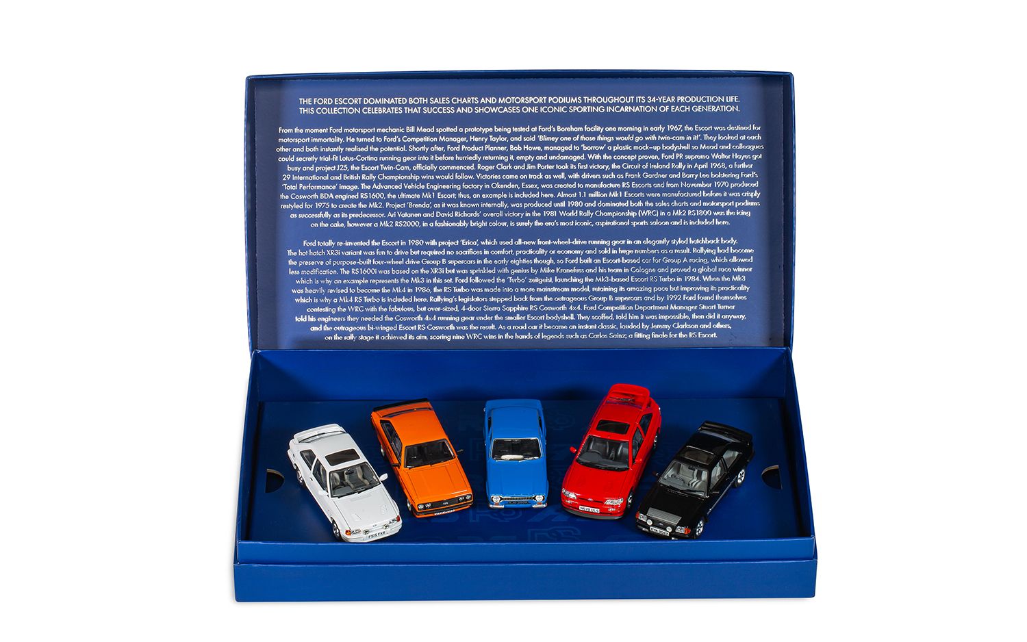 Corgi Vanguards 1:43 SCALE Ultimate Ford Escort RS Collection - VC01501