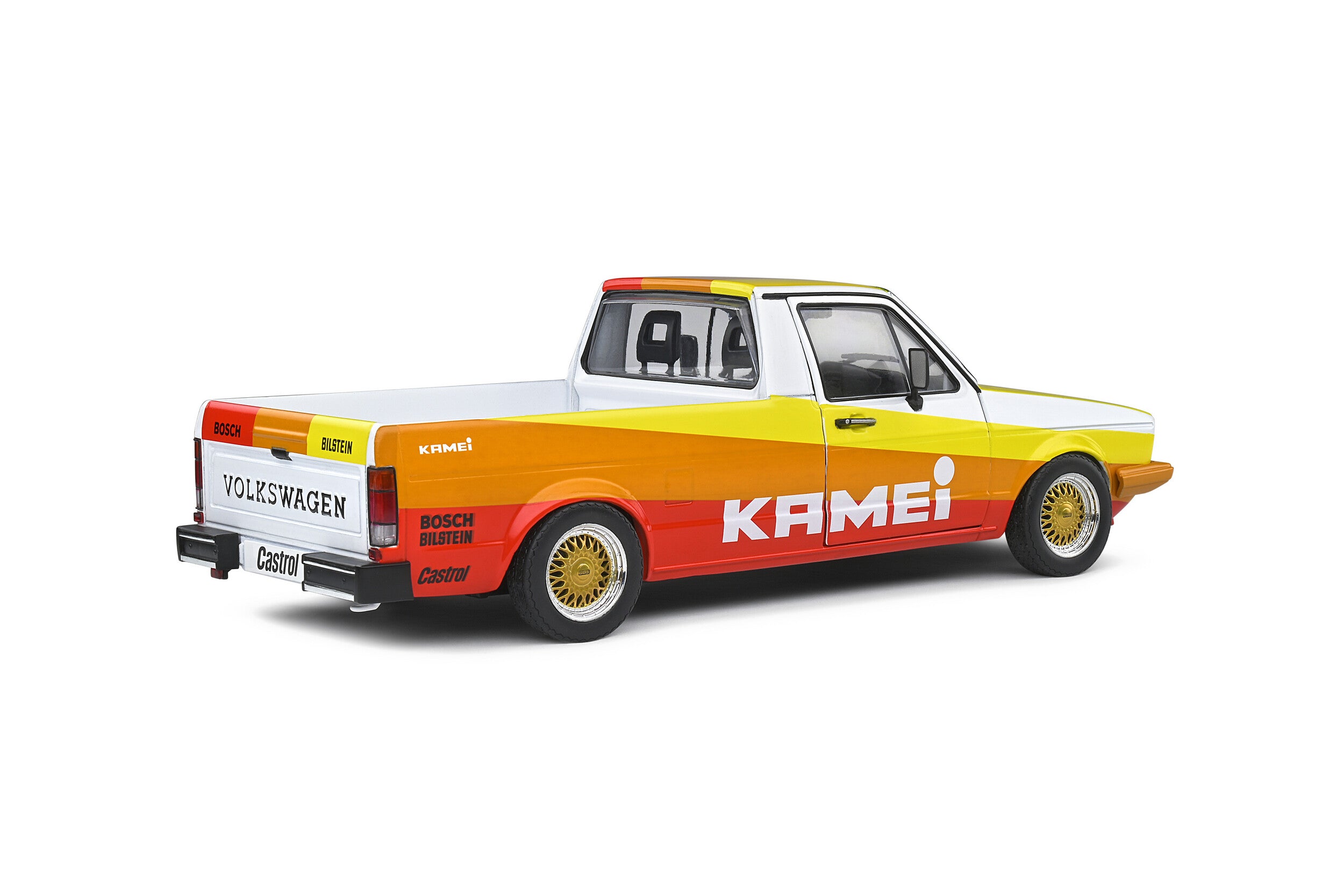 Solido 1:18 Diecast - 1982 Volkswagen Caddy Mk1, Kamei Tribute "Street Fighter" - S1803506
