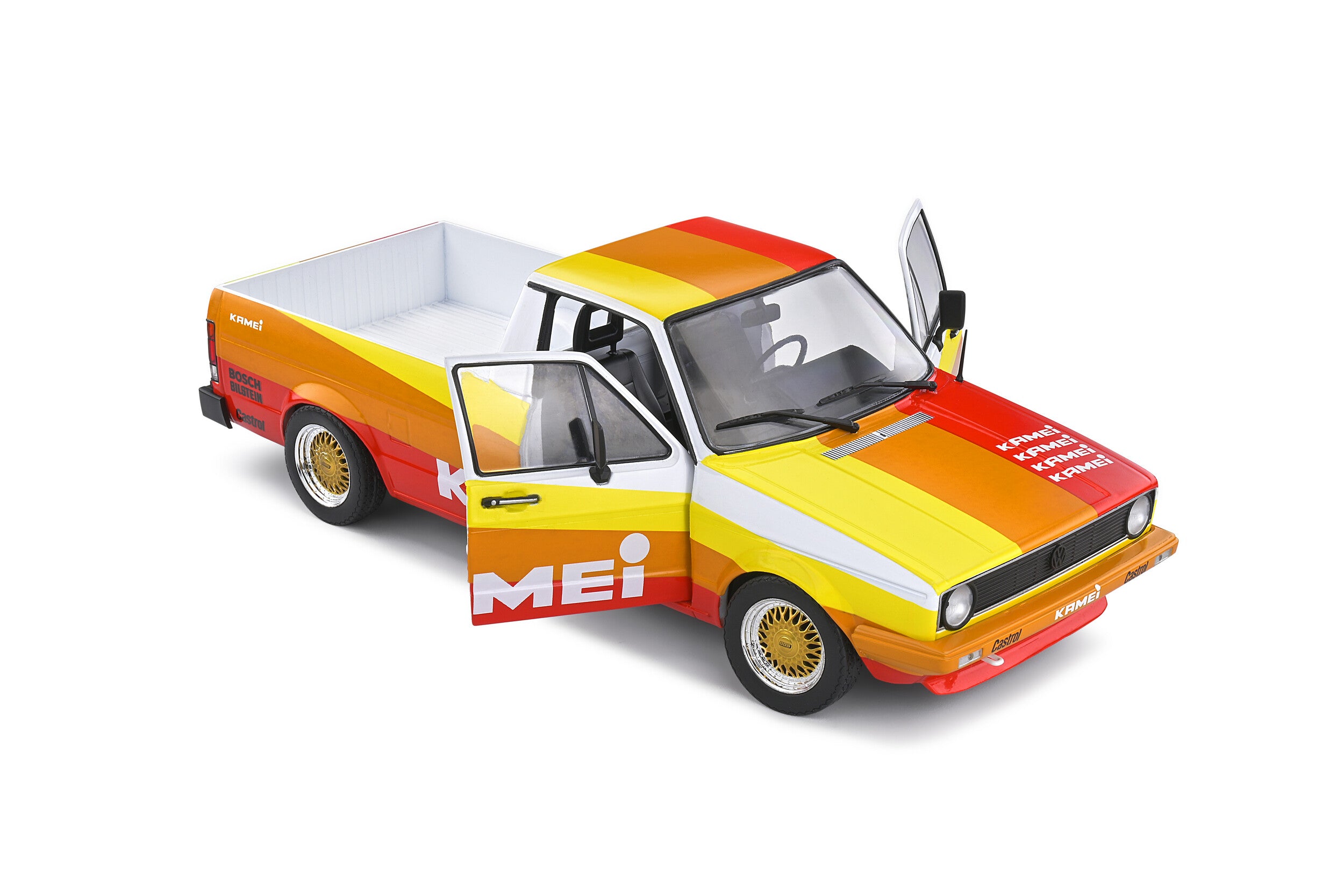 Solido 1:18 Diecast - 1982 Volkswagen Caddy Mk1, Kamei Tribute "Street Fighter" - S1803506