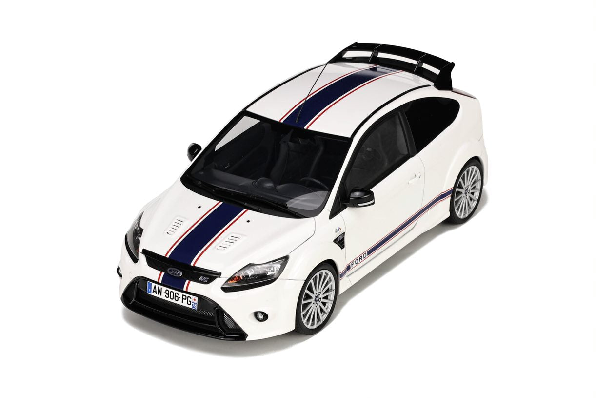 OTTO 1:18 Scale Resin Model Car - Ford Focus RS MK2 - Le Mans - White (OT1009)