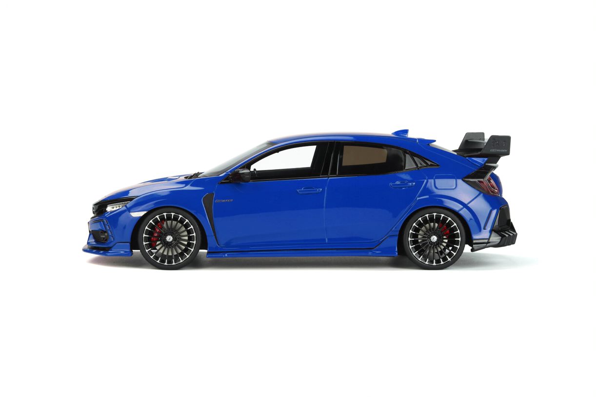 OTTO 1:18 Scale Resin Model Car - Honda Civic Type R Mugen FK8 in Blue(OT987)