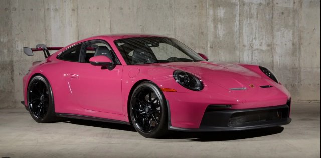 GT Spirit 1:12 Scale Resin Model - 2021 Porsche 911 (992) GT3, Ruby Star Neo - GT536