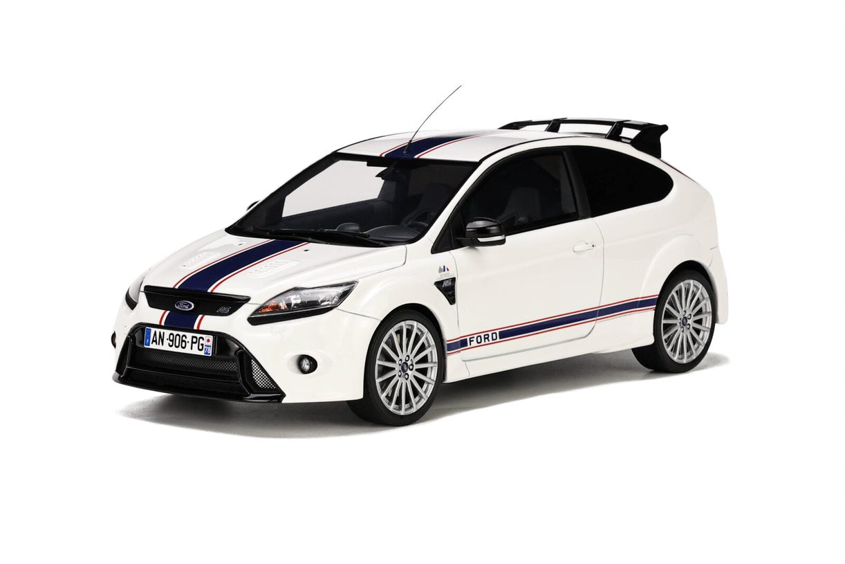 OTTO 1:18 Scale Resin Model Car -  Ford Focus RS MK2  - Le Mans  - White (OT1009)