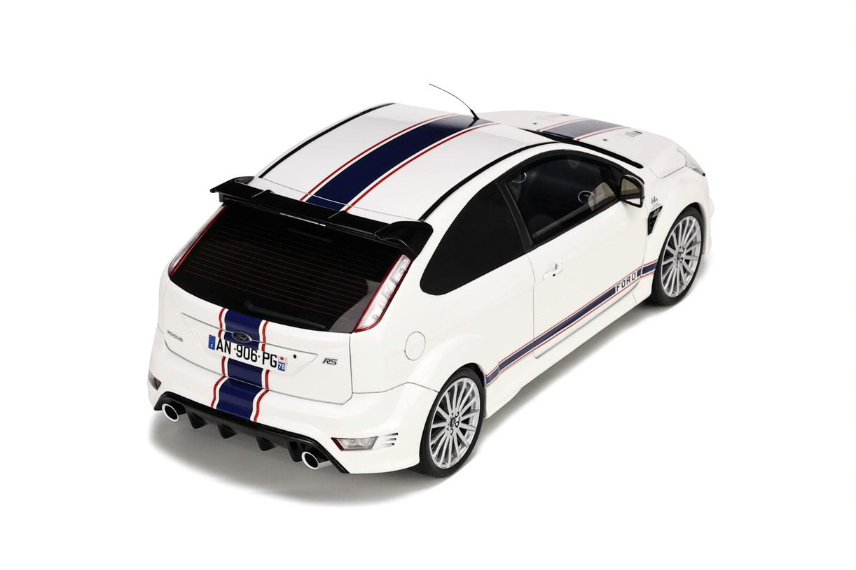 OTTO 1:18 Scale Resin Model Car - Ford Focus RS MK2 - Le Mans - White (OT1009)