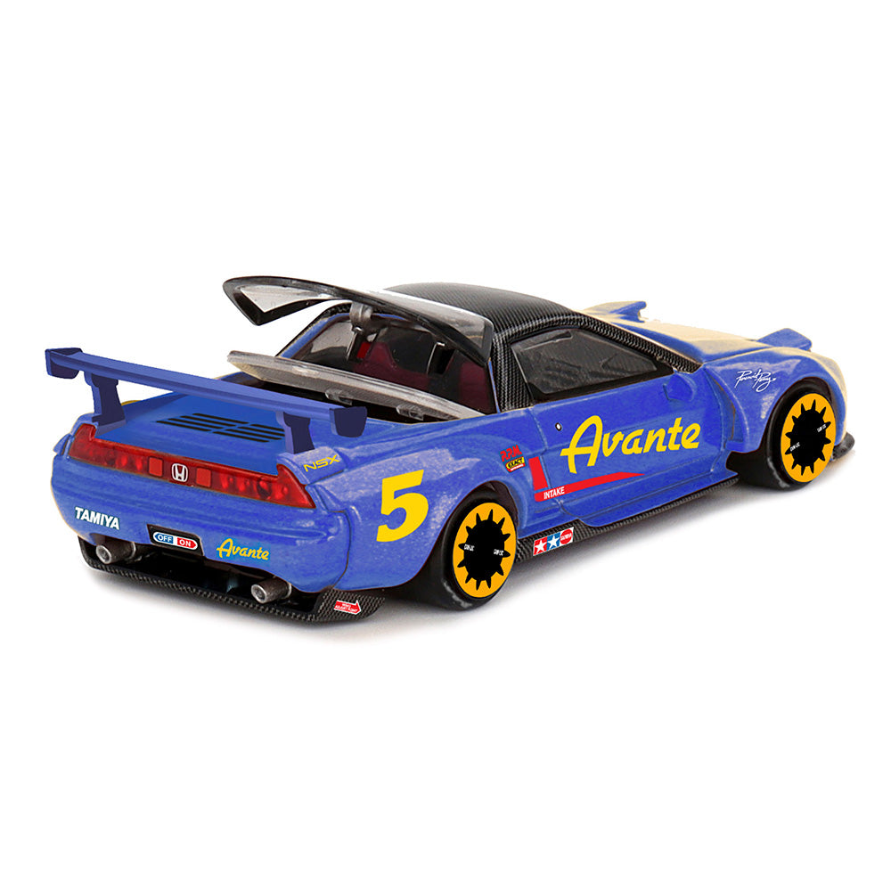 Mini GT Kaido House 1:64 Honda NSX TAMIYA x KAIDO HOUSE "AVANTE" V1, Blue - KHMG238
