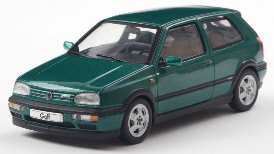 SOLIDO 1:43 Scale - 1994 VW Golf MKIII VR6, Dragon Green Pearl - S4316