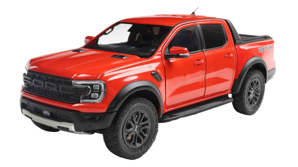 SOLIDO 1:18 Scale - 2024 Ford Ranger Raptor, Orange Raptor - S1813901