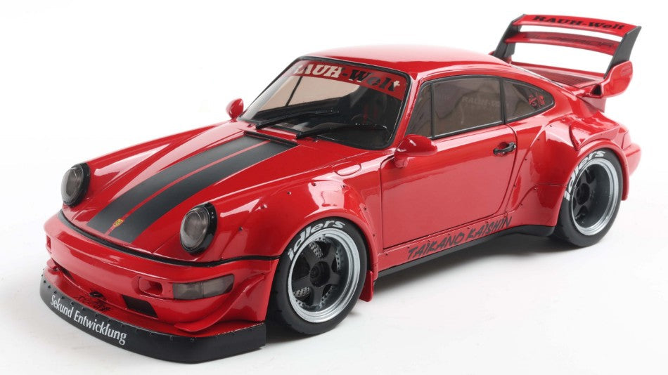 SOLIDO 1:18 Scale - 2024 Porsche 911 RWB Bodykit Taikano Kaishin, Red - S1807514