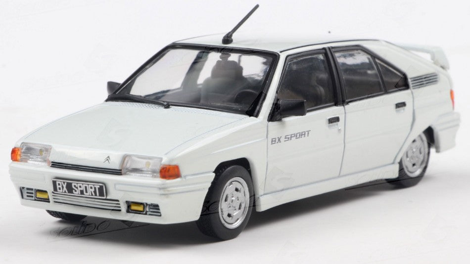 SOLIDO 1:43 Scale - 1985 Citroen BX Sport, Blanc Meije - S4311003