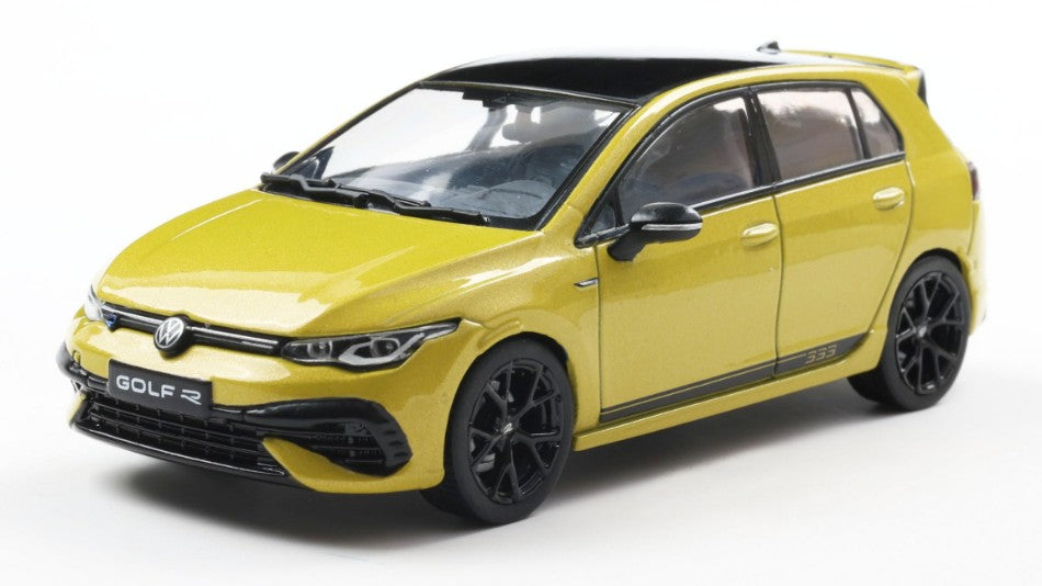 SOLIDO 1:43 Scale - 2023 VW Golf R 333 Limited Edition, Lime Yellow