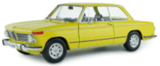 Solido 1:18 Diecast - 1973 BMW 1602, Yellow - S1808605
