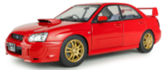 Solido 1:18 Diecast - 2004 Subaru Impreza WRX STi, Flame Red - S1812306