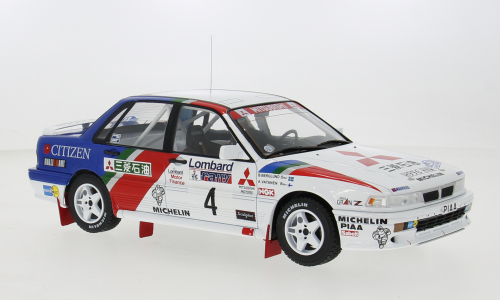 IXO 1:18 Diecast Model Car - Mitsubishi Galant VR-4, Rallye WM, RAC Rally, 1990, #4, A.Vatanen/B.Berglund - IXO18RMC192B.22