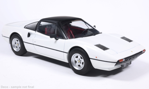 MCG 1:18 Scale Diecast - 1977 Ferrari 308 GTS, White - MCG18664