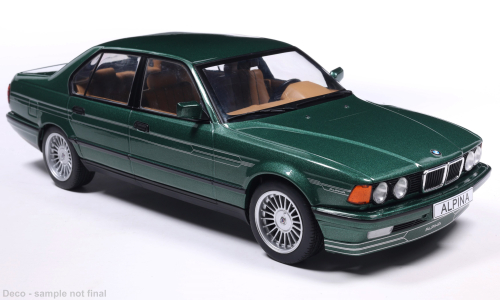 MCG 1:18 Scale Diecast Model Car - 1992 BMW Alpina B11 3,5, Green - MCG18233