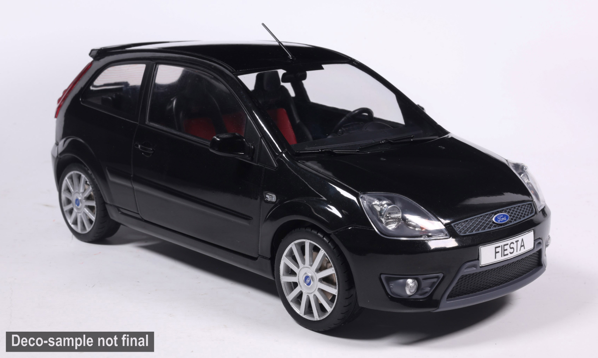 MCG 1:18 Scale Diecast - 2007 Ford Fiesta ST Mk6, Black - MCG18516
