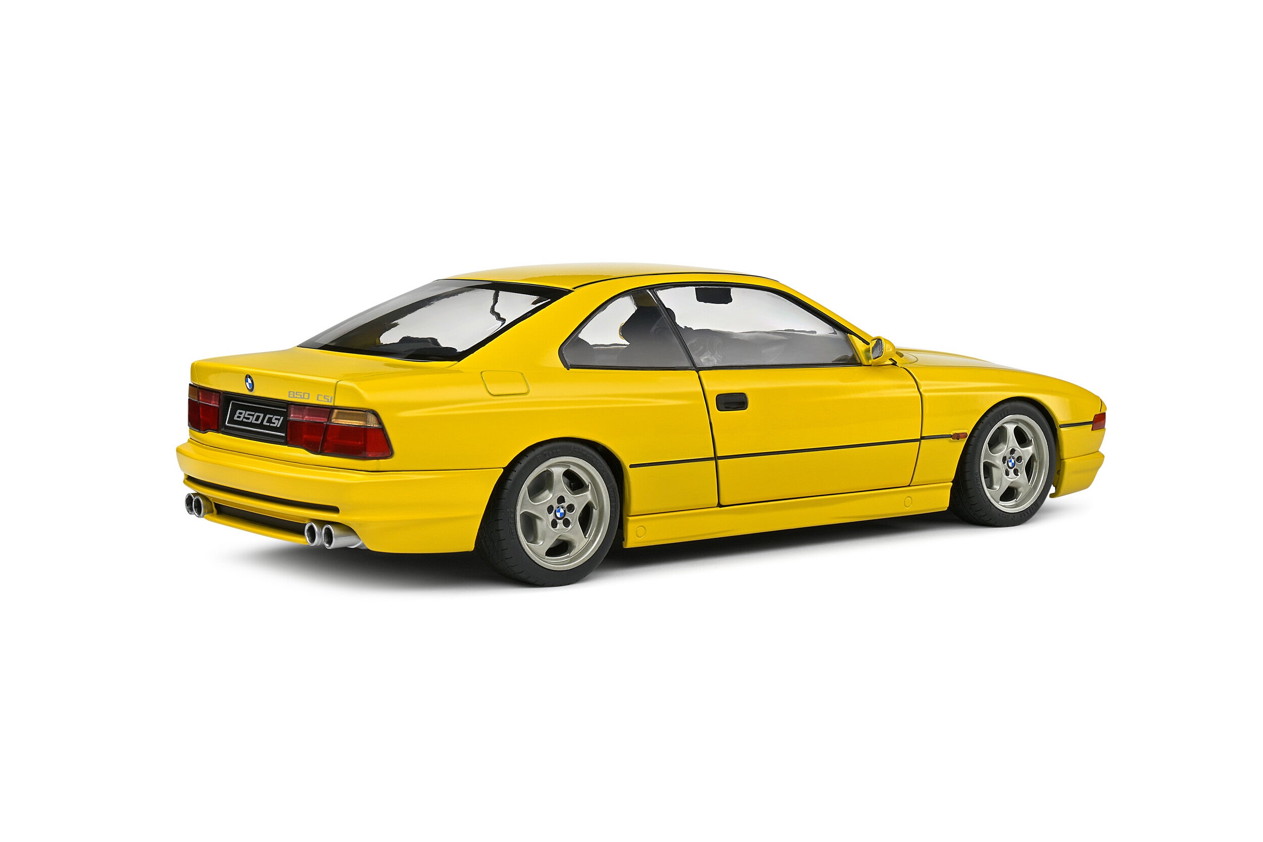 Solido 1:18 Diecast - 1991 BMW 850 (E31) CSI, Yellow - S1807005 - FAULTY