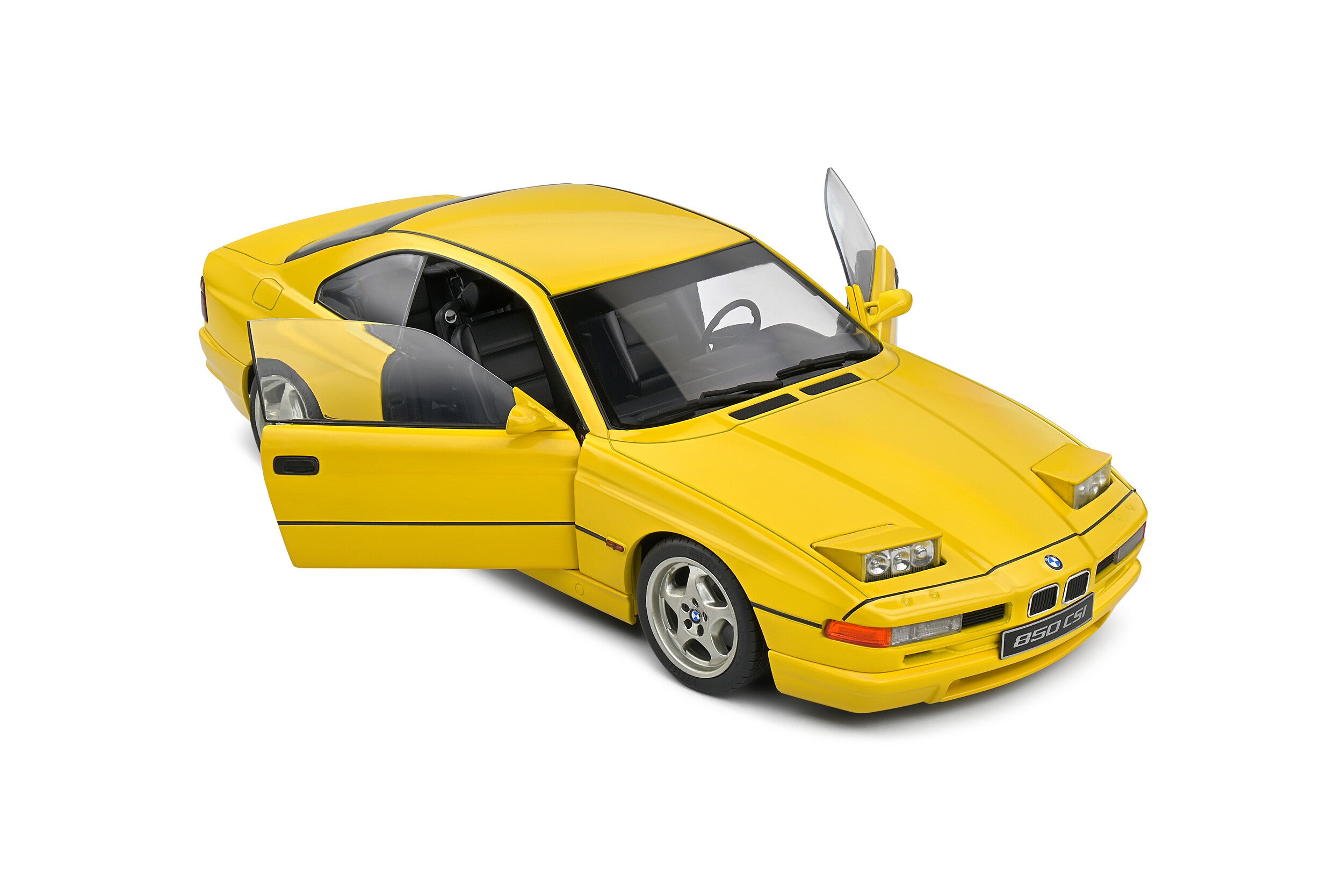 Solido 1:18 Diecast - 1991 BMW 850 (E31) CSI, Yellow - S1807005 - FAULTY