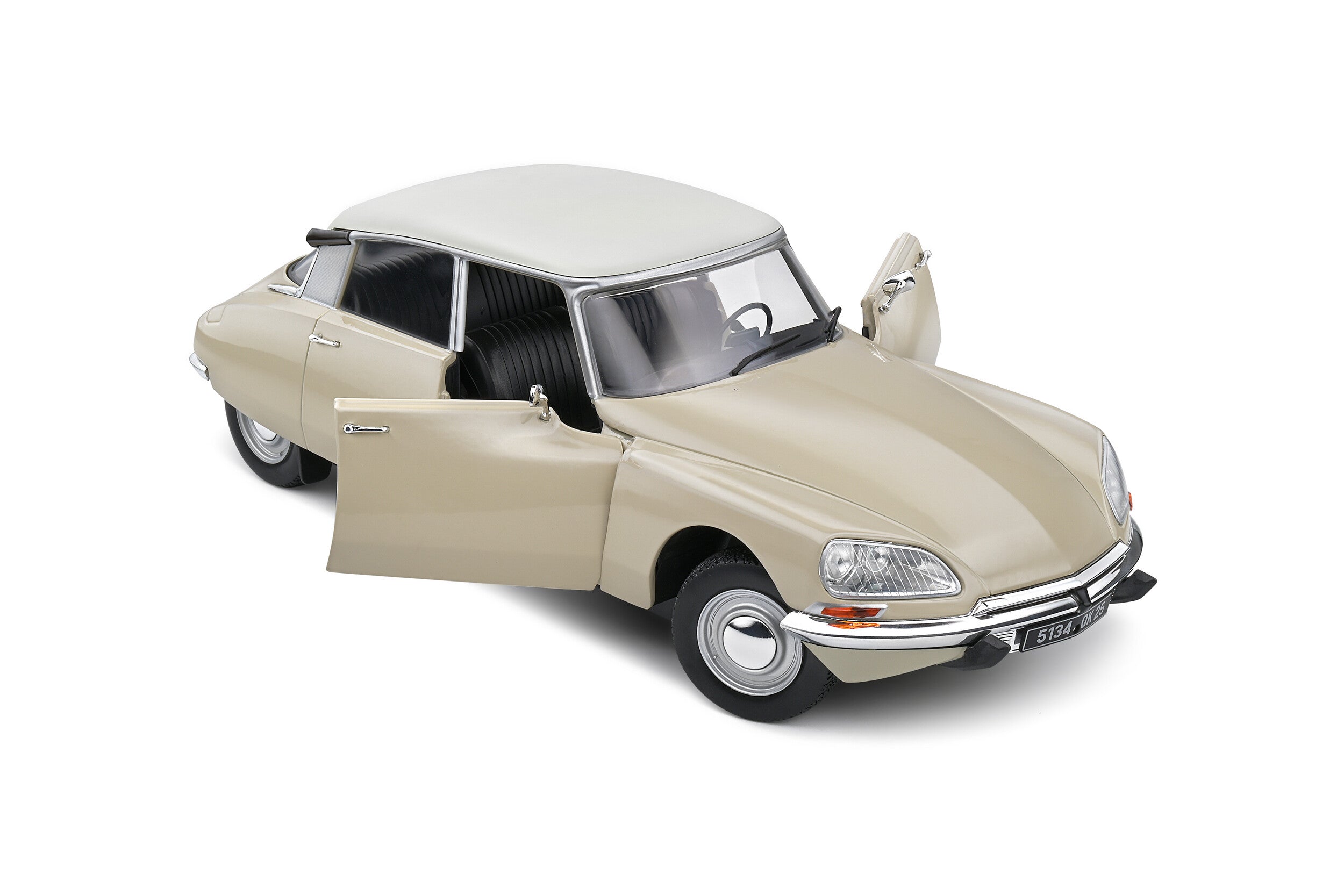 SOLIDO 1:18 Scale Diecast - 1972 Citroën D Spécial, Beige - S1800710